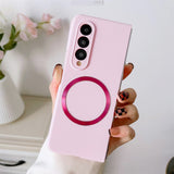 Silicone shockproof Magnetic Charging  Case  For Samsung Galaxy Z Fold