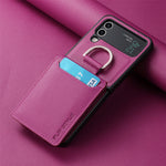 Luxury Leather Wallet Phone Case For Samsung Z Flip