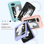 Leather  Folding Hinge Shockproof For Samsung Galaxy Z Flip 5