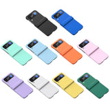 Silicone Foldable Soft-Touch Protective Cover for SamsungZ Flip 3 & 4