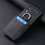 Luxury Leather Wallet Phone Case For Samsung Z Flip