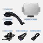 Fast Wireless Car Charger & Holder Mount Compatible With Galaxy Z Fold 4/3