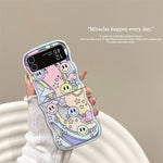 Korean Cute Korean  Smile & Star Phone Case For Samsung Galaxy Z