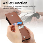 Luxury Leather Wallet Phone Case For Samsung Z Flip