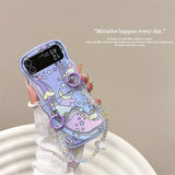 Korean Cute Korean  Smile & Star Phone Case For Samsung Galaxy Z