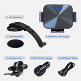 Fast Wireless Car Charger & Holder Mount Compatible With Galaxy Z Fold 4/3