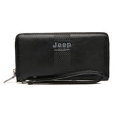 JEEP BULUO Famous Brand Long Wallet Men's Wallets Purse Large Capacity Handbags Clutch Bag For Man pu Leather Fashion JEEPA210