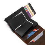 Genuine Leather Wallets For Apple Airtag Case Multi Card Holder Men Wallet Credit Card Holder Vintage Purses With Money Clips