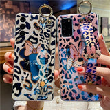 Leopard Mickey Minnie Mobile Phone Case For Samsung S21f