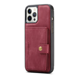 Magnetic Leather Wallet Flip Case for iPhone Mini