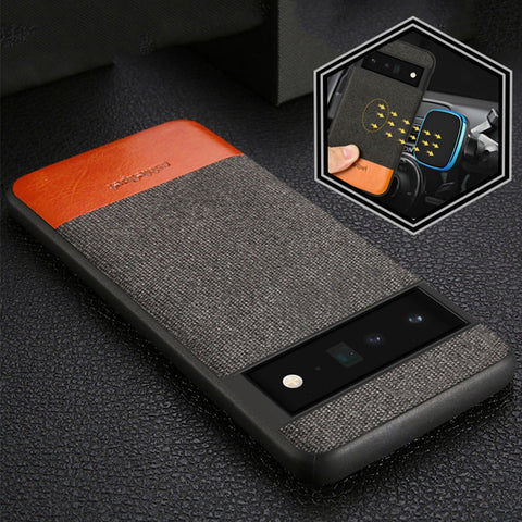 Leather Magnetic Phone Case For Google Pixel 7 Pro
