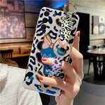 Leopard Mickey Minnie Mobile Phone Case For Samsung S21f