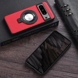 Premium Leather Magnetic Wireless Charging Case For Google Pixel  Series