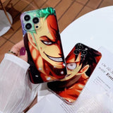 One Piece Luffy Roronoa Zoro Anime Iphone Cover