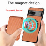 2 in 1 Leather Magnetic Case for Google Pixel Series