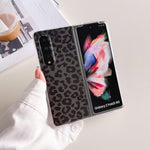 Woman Fashion Leopard Pattern Phone Case For Samsung Galaxy Z Fold 3 5G