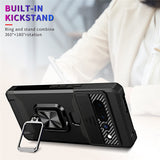 Card Slot Bag Finger Ring Holder Stand Cover For Pixel 7 Pro