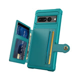 PU Leather Flip Wallet Cover with Photo Holder and Hard Back Cover for Google 7