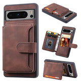 Shockproof Leather Wallet Case For Google Pixel 8 Series