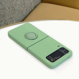 Magnetic Ring Holder Silicon Case for Samsung Galaxy Z Flip 3 5G