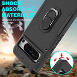 Armor Shockproof Case with Ring Holder For Google Pixel 8 Series