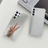 Fashion Makeup Mirror Corners r For Samsung Galaxy Series