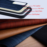 Bamboo Wood Pattern Leather Phone Case For Google Pixel 7 Pro