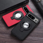 Premium Leather Magnetic Wireless Charging Case For Google Pixel  Series