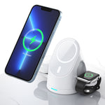 3 in 1 Wireless Chargers Stand For iPhone & Magnetic Charging Dock Station For Airpods Pro/Apple watch Charger