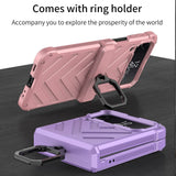 Magnetic Armor Shockproof Case For Samsung Galaxy Z Flip 4