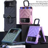 Magnetic Armor Shockproof Case For Samsung Galaxy Z Flip 4