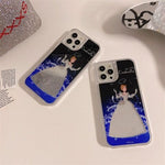 Cute Cover Cinderella Quicksand For iPhone