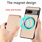 2 in 1 Leather Magnetic Case for Google Pixel Series