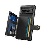 PU Leather Flip Wallet Cover with Photo Holder and Hard Back Cover for Google 7