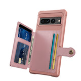 PU Leather Flip Wallet Cover with Photo Holder and Hard Back Cover for Google 7