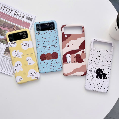 Cute Dog Phone Case For Samsung Galaxy Z Flip3 & 4