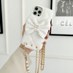 Luxurious Chanel Bow Case with Strap