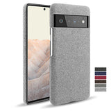 Luxury Cloth Texture Fitted Phone Case For Google Pixel 6