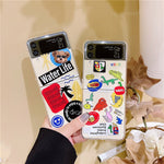 Korea Cute Cartoon Phone Cases For Samsung Galaxy Z Flip 3