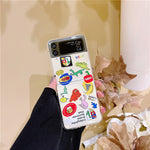 Korea Cute Cartoon Phone Cases For Samsung Galaxy Z Flip 3