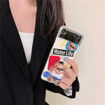 Korea Cute Cartoon Phone Cases For Samsung Galaxy Z Flip 3