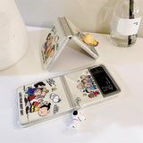 Cute Cartoon Phone Cover For Samsung Z Flip 3 5G